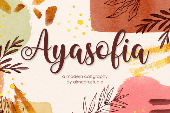 Ayasofia: Elegant Script Font