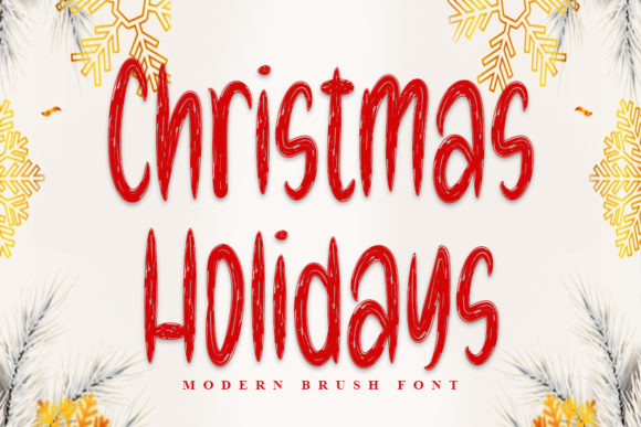 Christmas Holidays Font Review