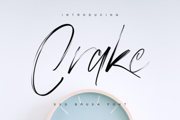 Crake: Elegant Handwritten Font