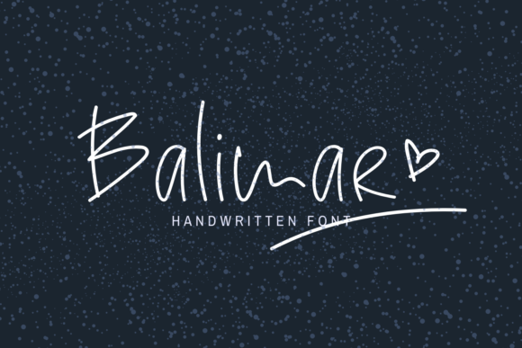 Discover Balimar: A Timeless Handwritten Font