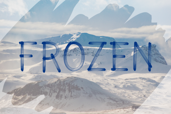 Frozen: A Handwritten Font for Elegant Design
