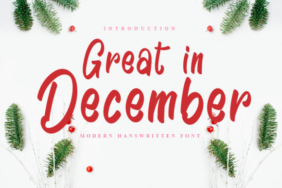 Great in December Font Review