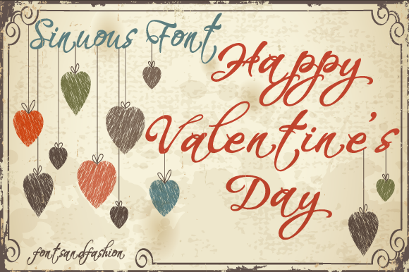 Happy Valentine’s Day Font Review
