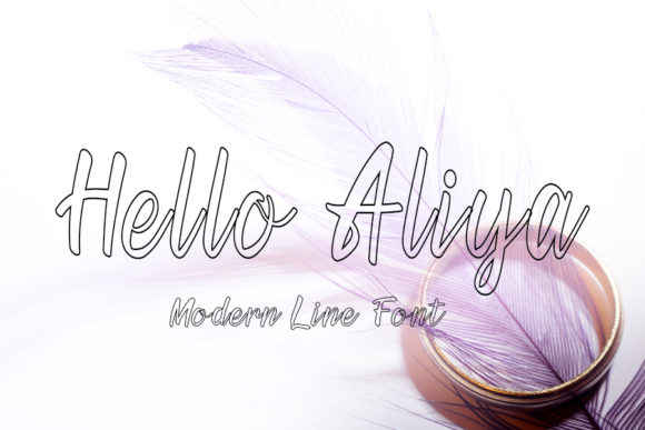 Hello Aliya Font: Playful Script for Editorial Design