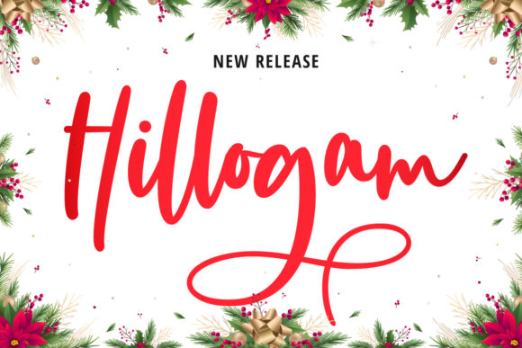 Hillogam: A Flowing Script for Elegant Design
