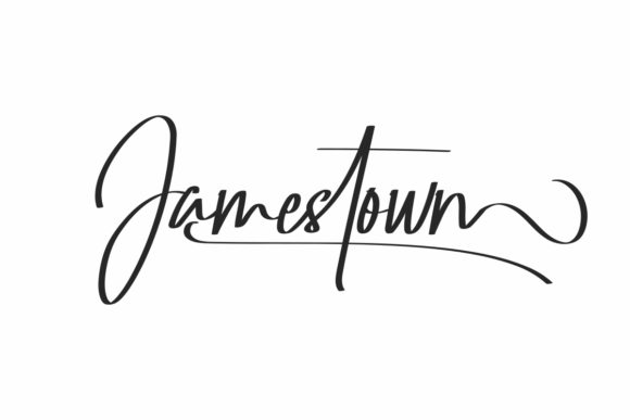 Jamestown Font: Elegant Script for Business