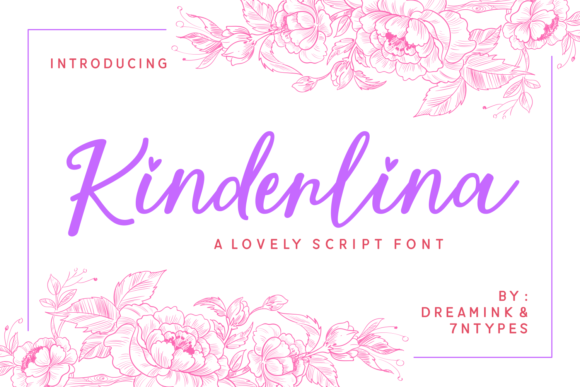 Kinderlina: A Romantic Script Font