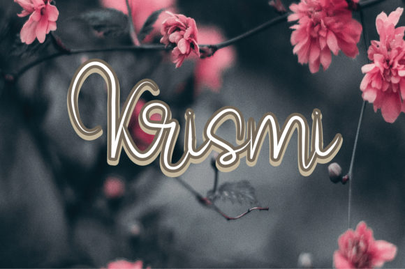 Krismi: A Delicate Script Font