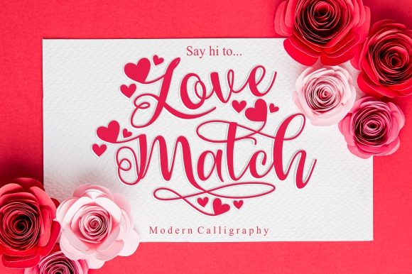 Love Match: A Handwritten Font for Editorial Design and Brand Storytelling