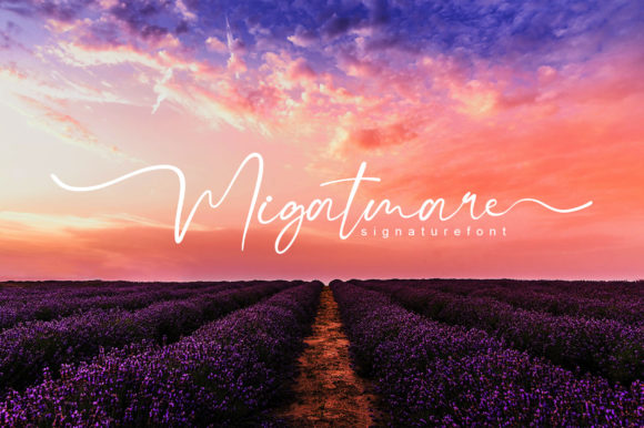 Migatmare: A Script Font for Editorial Elegance