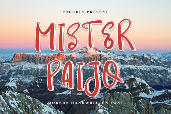 Mister Paijo: A Friendly Font for Creative Projects