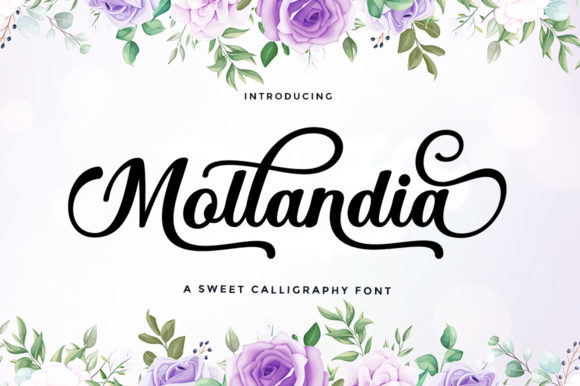 Mollandia: A Romantic Font for Web Design