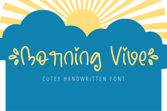 Morning Vibe: A Unique Handwritten Font