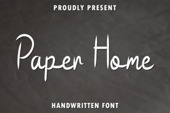 Paper Home: A Handwritten Font That Transforms Digital Layouts