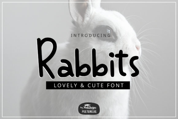 Rabbits Font for Business Branding
