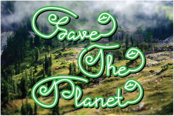 Save the Planet Font Review