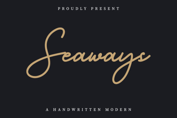Seaways: A Sweet Handwritten Font