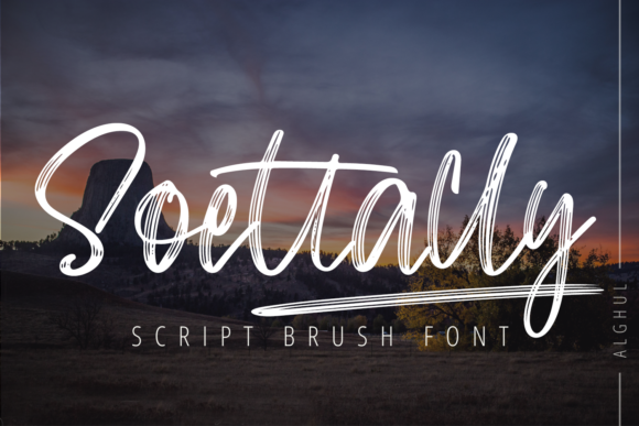 Soettally: A Handwritten Font for Editorial Grace