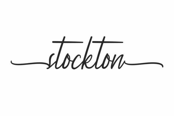 Stockton: A Stylish Script Font